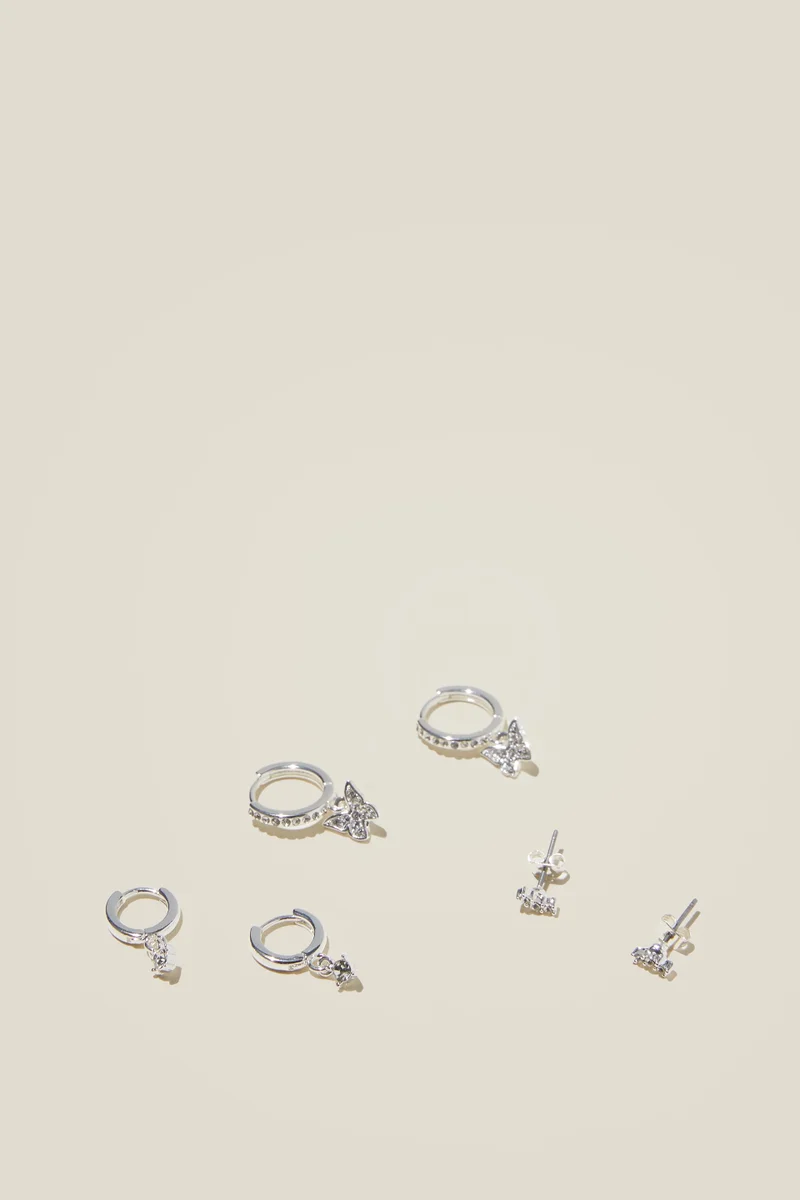روبي 3Pk Small Earring